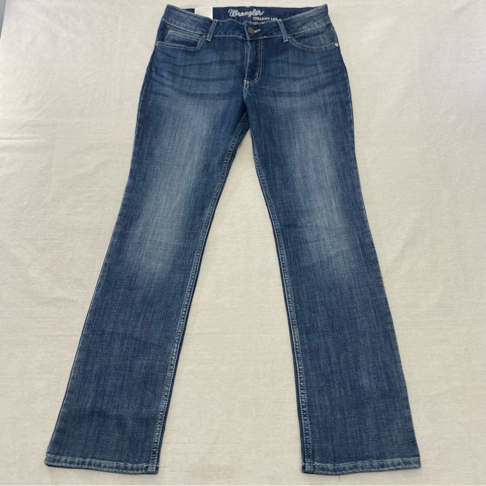 NWT Wrangler Jeans Womens 11/12 X 32 Straight Leg Denim Pants 1009MWTDS 32x32